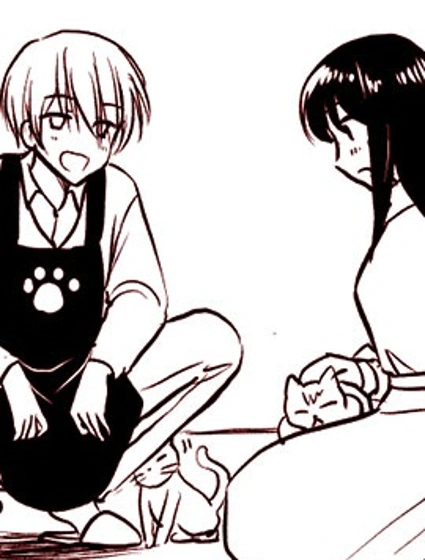 魅力（男裝）貓咖店員和常客（女裝）大姐姐的故事